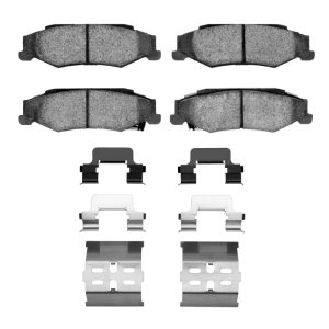 Cadillac XLR Brake Pads - Rear - R1 Concepts - Semi Met - `97-`13